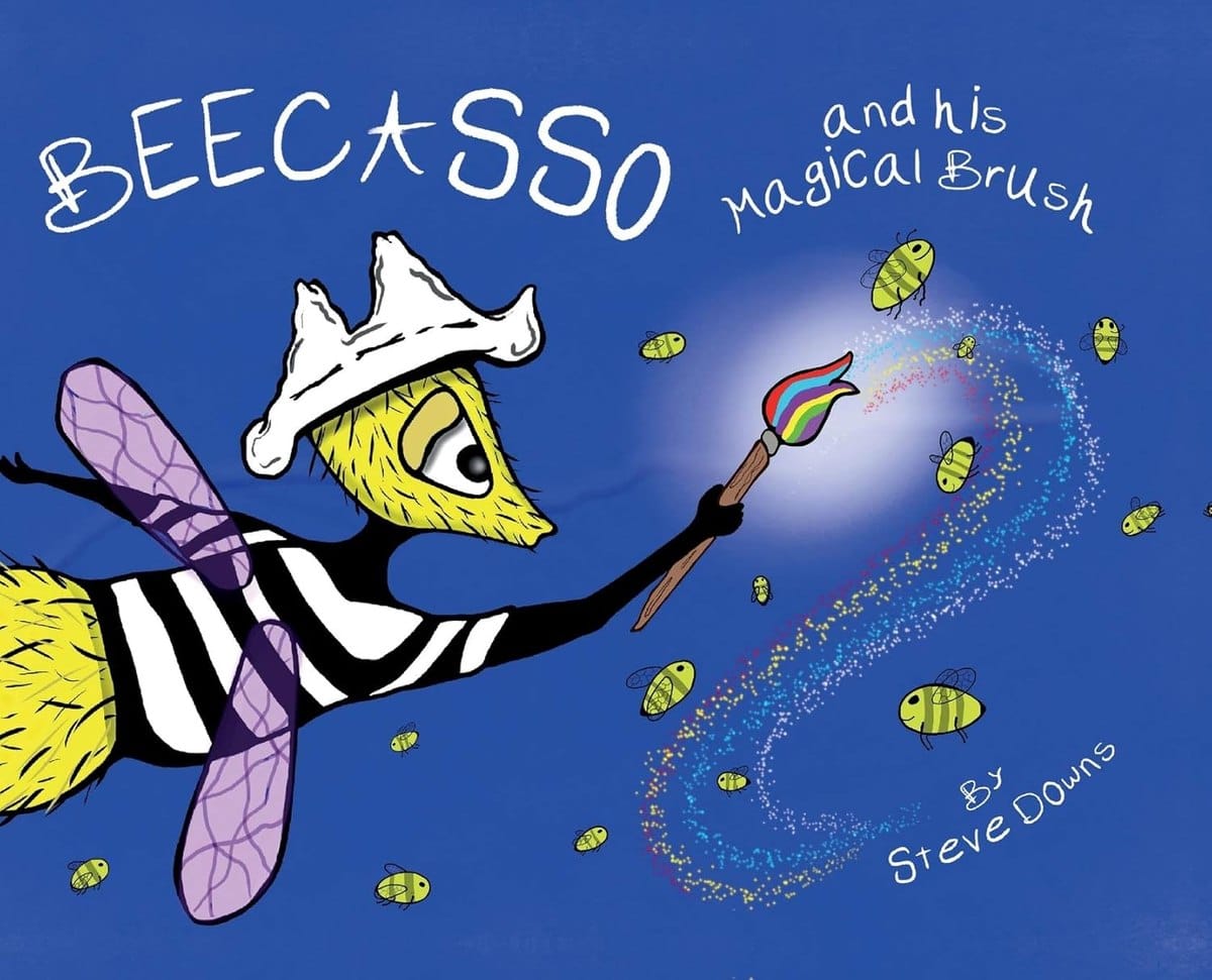 Beecasso and His Magical Brush, children's book cover