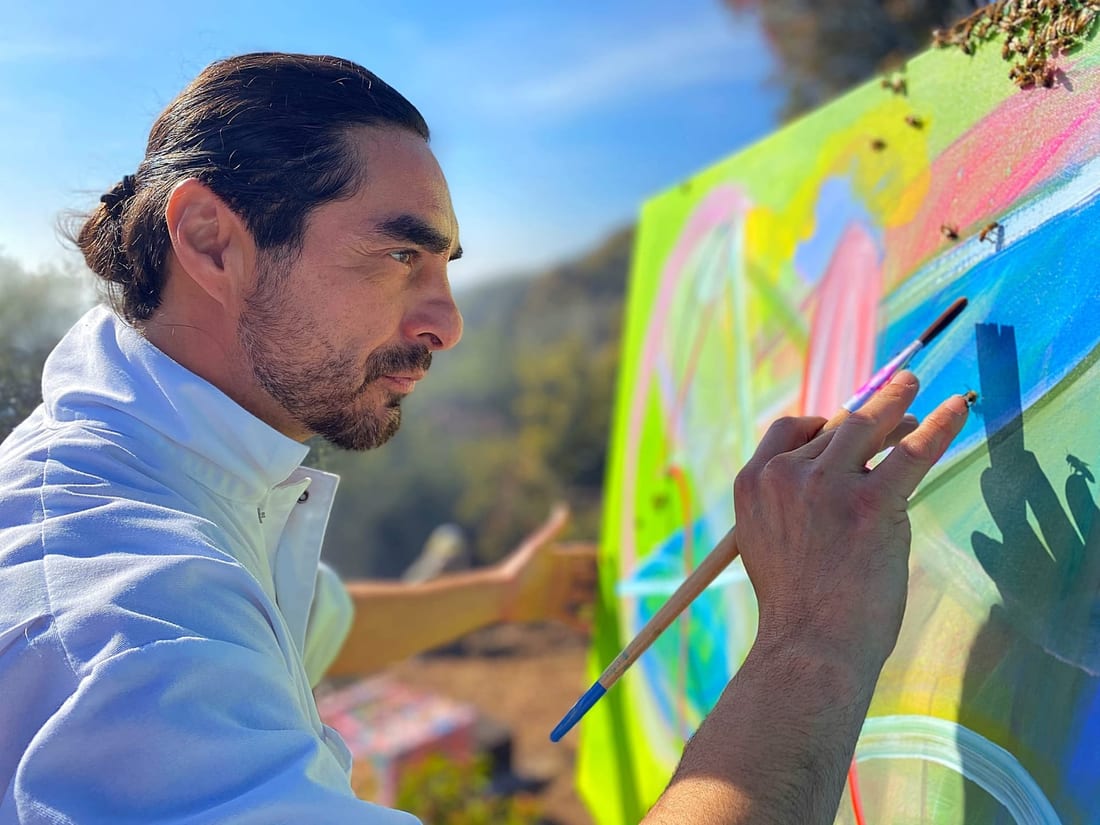 Steve Downs, the Hollywood painter who saves bees